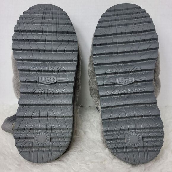 UGG Super Fluff Women’s Size 9 Slippers Shoes Gray Charcoal 1121751 G - Picture 7 of 7